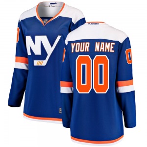Women's Breakaway New York Islanders Custom Blue Custom Alternate Official Fanatics Branded Jersey