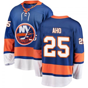 Adult Breakaway New York Islanders Sebastian Aho Blue Home Official Fanatics Branded Jersey