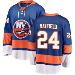 Adult Breakaway New York Islanders Scott Mayfield Blue Home Official Fanatics Branded Jersey