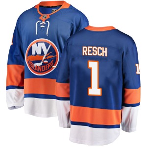Adult Breakaway New York Islanders Glenn Resch Blue Home Official Fanatics Branded Jersey