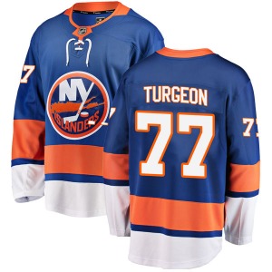 Adult Breakaway New York Islanders Pierre Turgeon Blue Home Official Fanatics Branded Jersey