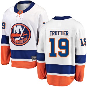 Adult Breakaway New York Islanders Bryan Trottier White Away Official Fanatics Branded Jersey