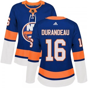 Women's Authentic New York Islanders Arnaud Durandeau Royal Home Official Adidas Jersey