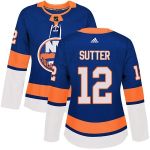 Women's Authentic New York Islanders Duane Sutter Royal Home Official Adidas Jersey