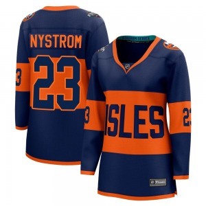 Women's Breakaway New York Islanders Bob Nystrom Navy 2024 Stadium Series Official Fanatics Branded Jersey