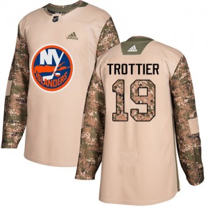 Youth Authentic New York Islanders Bryan Trottier Camo Veterans Day Practice Official Adidas Jersey