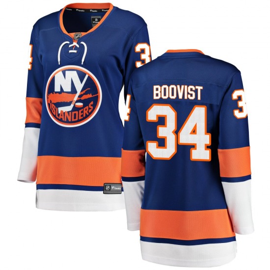 Women's Breakaway New York Islanders Adam Boqvist Blue Home Official Fanatics Branded Jersey