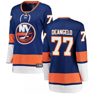 Women's Breakaway New York Islanders Tony DeAngelo Blue Home Official Fanatics Branded Jersey