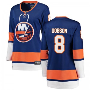 Women's Breakaway New York Islanders Noah Dobson Blue Home Official Fanatics Branded Jersey