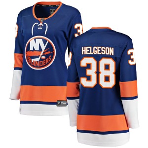 Women's Breakaway New York Islanders Seth Helgeson Blue Home Official Fanatics Branded Jersey