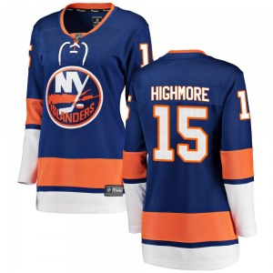 Women's Breakaway New York Islanders Matthew Highmore Blue Home Official Fanatics Branded Jersey