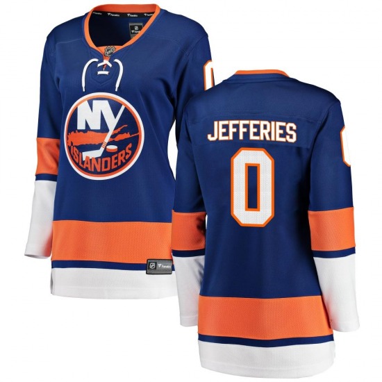 Women's Breakaway New York Islanders Alex Jefferies Blue Home Official Fanatics Branded Jersey