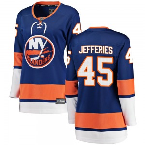 Women's Breakaway New York Islanders Alex Jefferies Blue Home Official Fanatics Branded Jersey