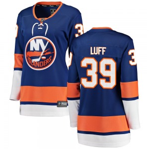 Women's Breakaway New York Islanders Matt Luff Blue Home Official Fanatics Branded Jersey
