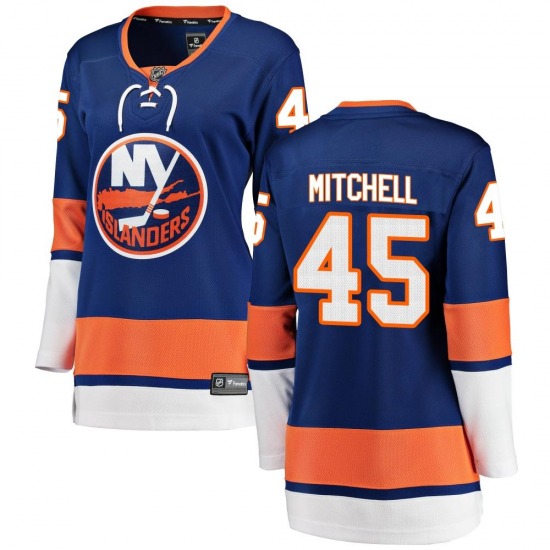 Women's Breakaway New York Islanders Travis Mitchell Blue Home Official Fanatics Branded Jersey