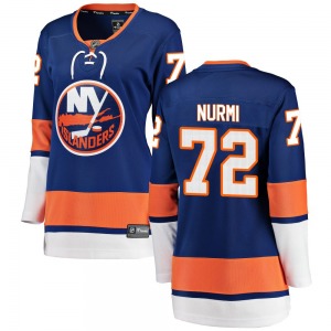 Women's Breakaway New York Islanders Jesse Nurmi Blue Home Official Fanatics Branded Jersey