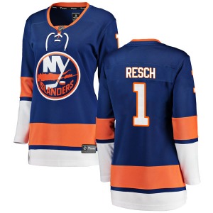 Women's Breakaway New York Islanders Glenn Resch Blue Home Official Fanatics Branded Jersey