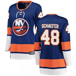 Women's Breakaway New York Islanders Matthew Schaefer Blue Home Official Fanatics Branded Jersey