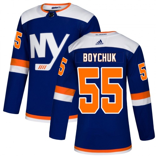 Adult Authentic New York Islanders Johnny Boychuk Blue Alternate Official Adidas Jersey