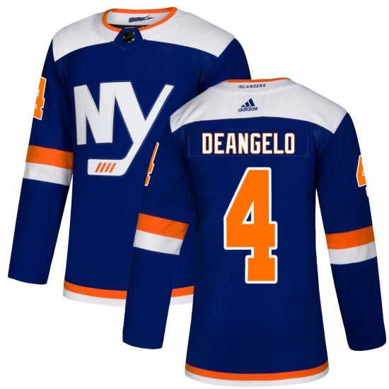 Adult Authentic New York Islanders Tony DeAngelo Blue Alternate Official Adidas Jersey