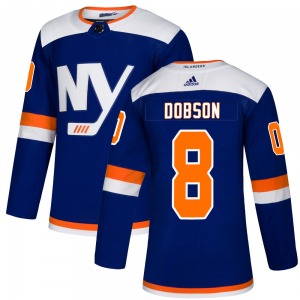 Adult Authentic New York Islanders Noah Dobson Blue Alternate Official Adidas Jersey