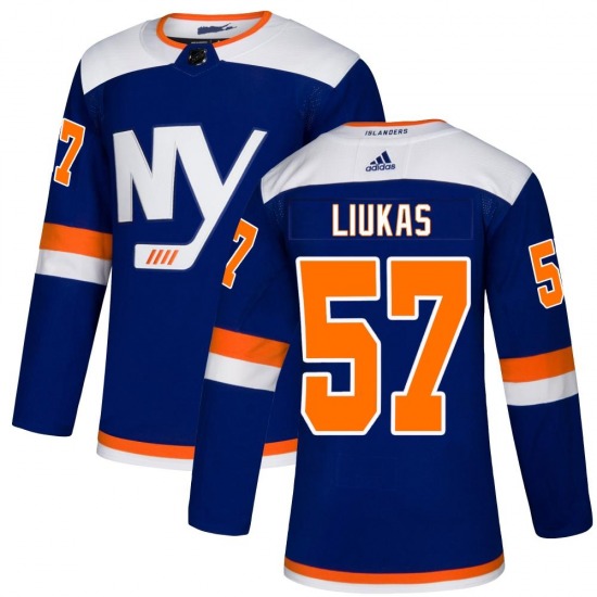 Adult Authentic New York Islanders Eetu Liukas Blue Alternate Official Adidas Jersey