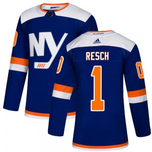Adult Authentic New York Islanders Glenn Resch Blue Alternate Official Adidas Jersey