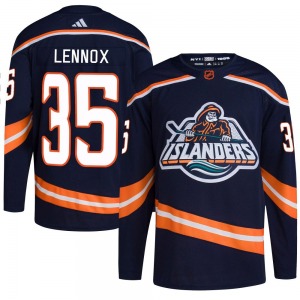 Adult Authentic New York Islanders Tristan Lennox Navy Reverse Retro 2.0 Official Adidas Jersey