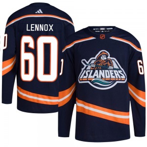 Adult Authentic New York Islanders Tristan Lennox Navy Reverse Retro 2.0 Official Adidas Jersey
