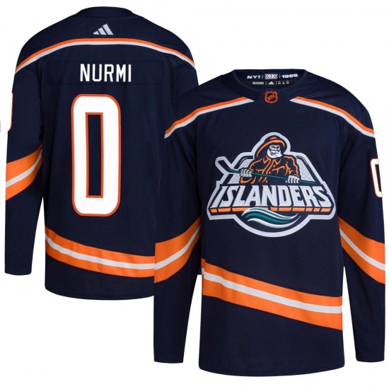 Adult Authentic New York Islanders Jesse Nurmi Navy Reverse Retro 2.0 Official Adidas Jersey