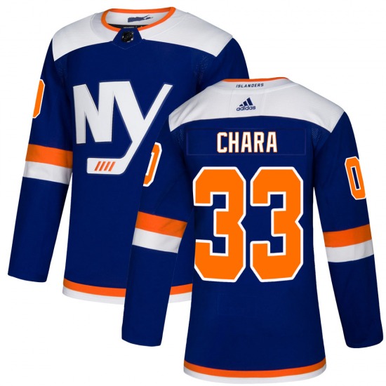 Youth Authentic New York Islanders Zdeno Chara Blue Alternate Official Adidas Jersey
