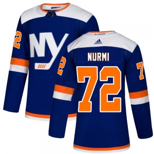 Youth Authentic New York Islanders Jesse Nurmi Blue Alternate Official Adidas Jersey