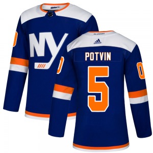 Youth Authentic New York Islanders Denis Potvin Blue Alternate Official Adidas Jersey