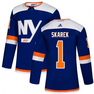 Youth Authentic New York Islanders Jakub Skarek Blue Alternate Official Adidas Jersey
