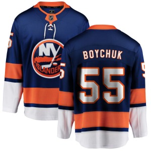 Adult Breakaway New York Islanders Johnny Boychuk Blue Home Official Fanatics Branded Jersey