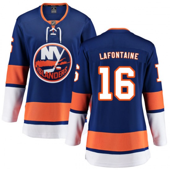 Women's Breakaway New York Islanders Pat LaFontaine Blue Home Official Fanatics Branded Jersey