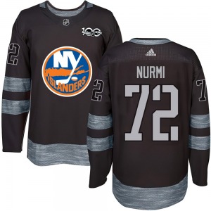 Adult Authentic New York Islanders Jesse Nurmi Black 1917-2017 100th Anniversary Official Jersey