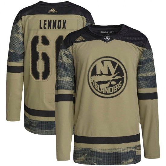 Adult Authentic New York Islanders Tristan Lennox Camo Military Appreciation Practice Official Adidas Jersey