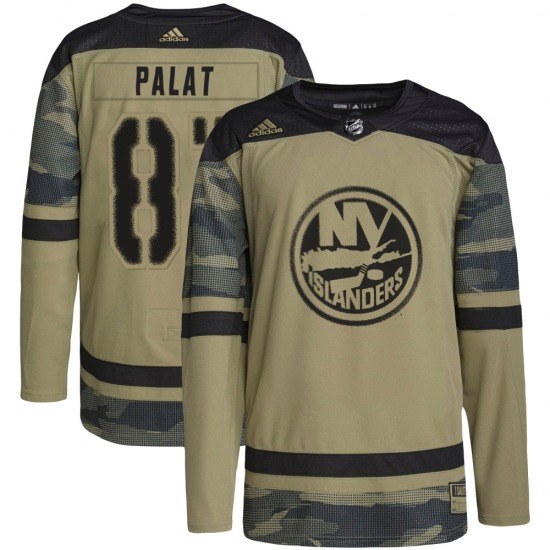 Adult Authentic New York Islanders Ondrej Palat Camo Military Appreciation Practice Official Adidas Jersey