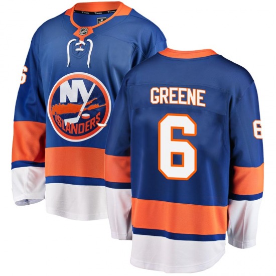 Youth Breakaway New York Islanders Andy Greene Blue Home Official Fanatics Branded Jersey