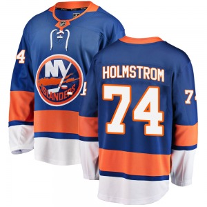 Youth Breakaway New York Islanders Simon Holmstrom Blue Home Official Fanatics Branded Jersey