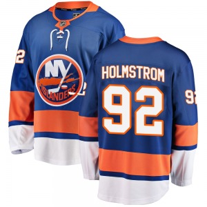 Youth Breakaway New York Islanders Simon Holmstrom Blue Home Official Fanatics Branded Jersey