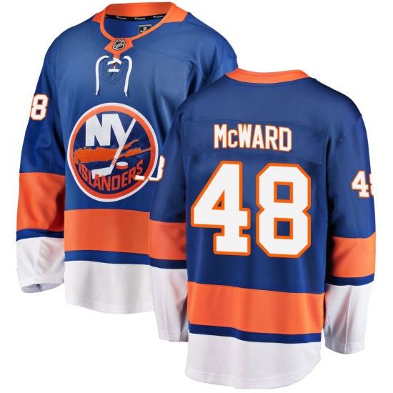 Youth Breakaway New York Islanders Cole McWard Blue Home Official Fanatics Branded Jersey