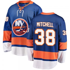 Youth Breakaway New York Islanders Travis Mitchell Blue Home Official Fanatics Branded Jersey