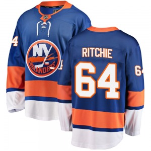 Youth Breakaway New York Islanders Calum Ritchie Blue Home Official Fanatics Branded Jersey