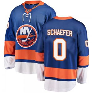 Youth Breakaway New York Islanders Matthew Schaefer Blue Home Official Fanatics Branded Jersey