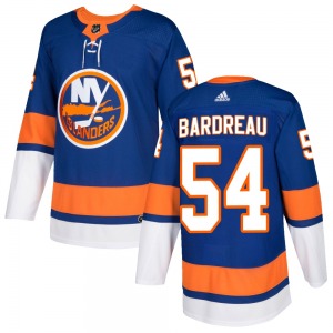 Adult Authentic New York Islanders Cole Bardreau Royal Home Official Adidas Jersey
