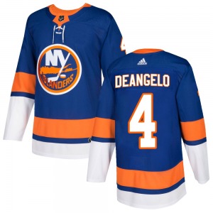 Adult Authentic New York Islanders Tony DeAngelo Royal Home Official Adidas Jersey