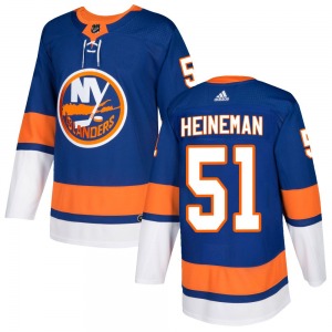Adult Authentic New York Islanders Emil Heineman Royal Home Official Adidas Jersey