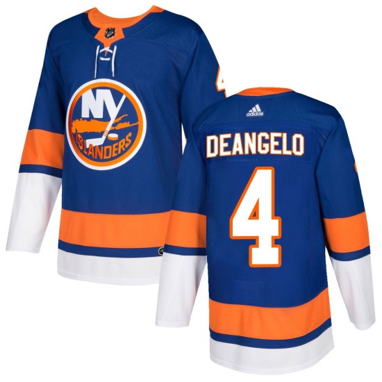 Youth Authentic New York Islanders Tony DeAngelo Royal Home Official Adidas Jersey